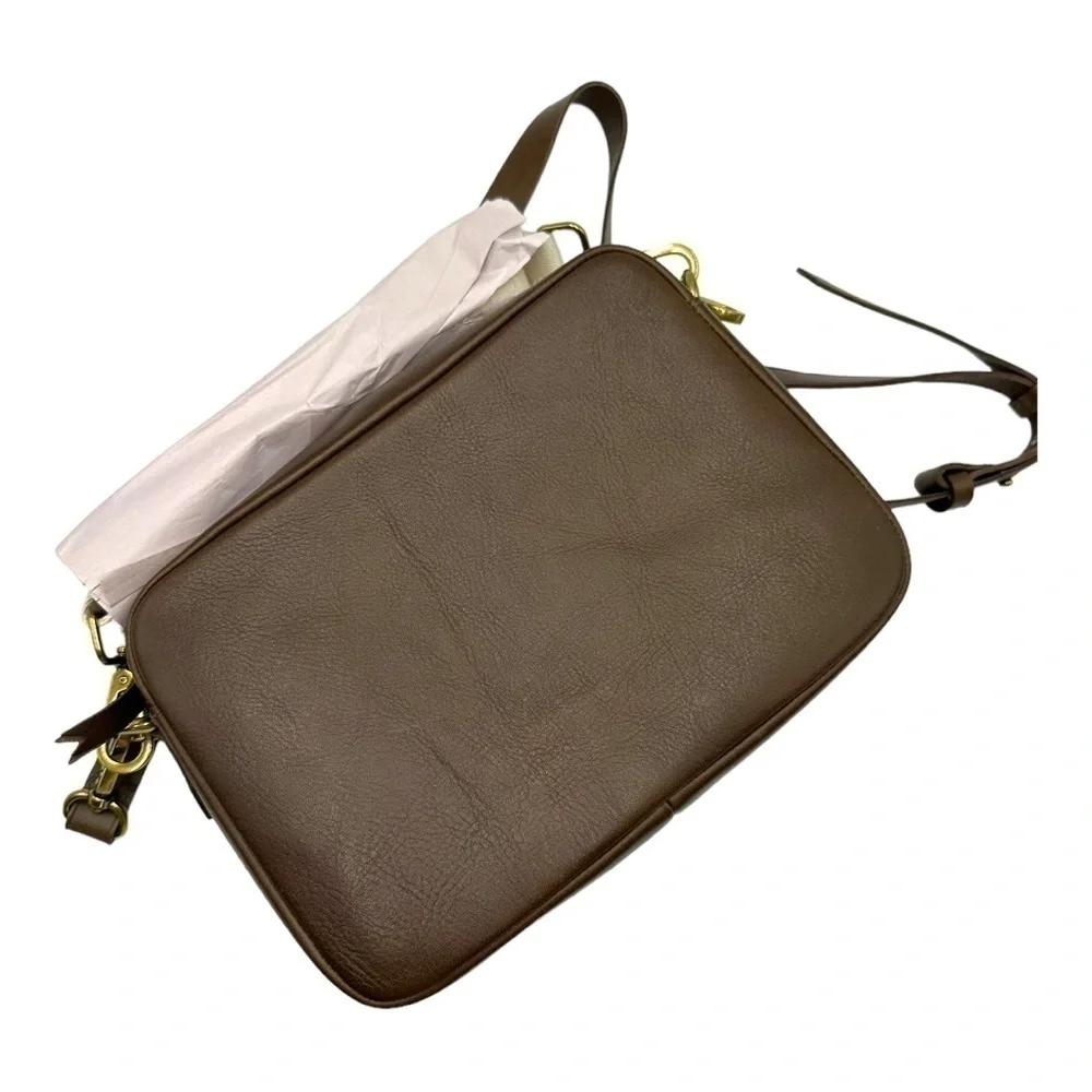 Madewell The Large Transport Camera Bag: Suede Inset Edition